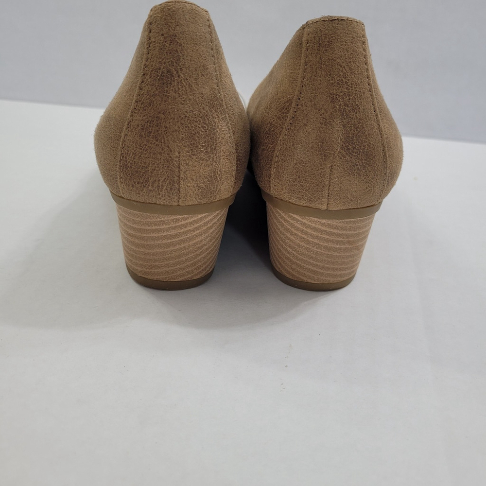 NWOT Dr. Scholl's Be Free Fisherman Wedge Pump Tan Color Size 9M - Picture 4 of 10